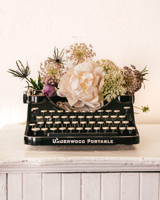 Typewriter Bouquet